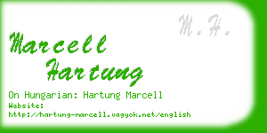 marcell hartung business card